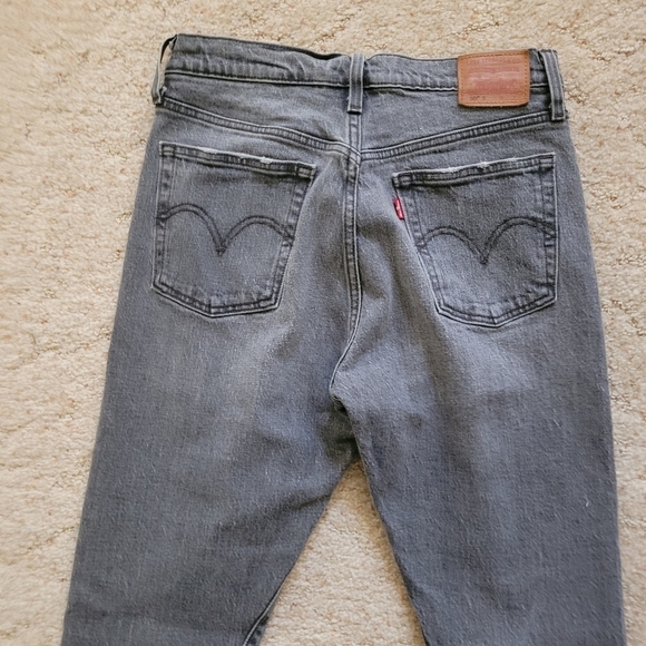 Levi' Premium 501 Grey Ankle Jeans - Picture 9 of 9